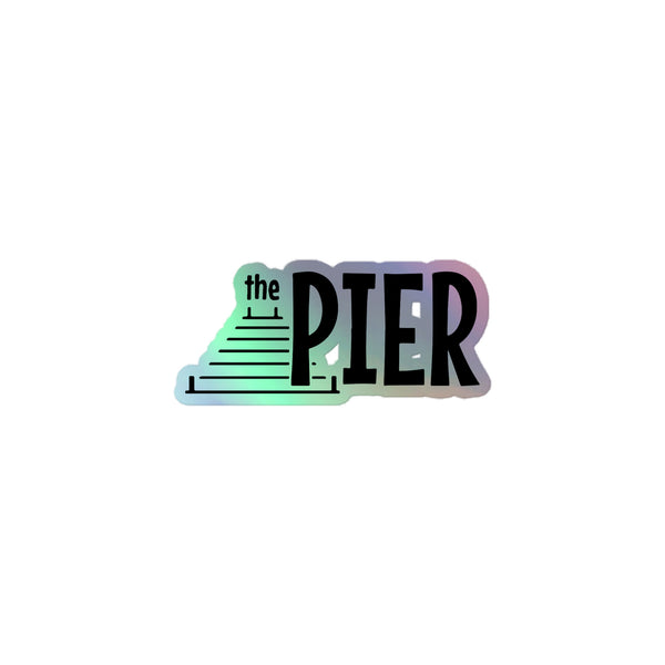 The Pier Logo Holographic Sticker