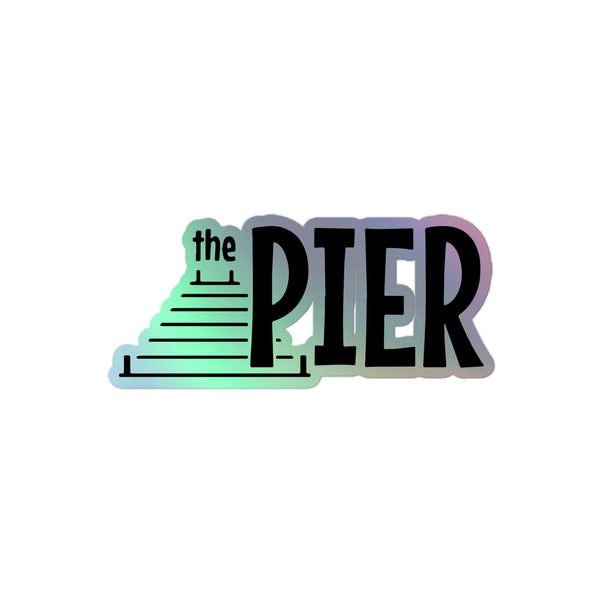 The Pier Logo Holographic Sticker