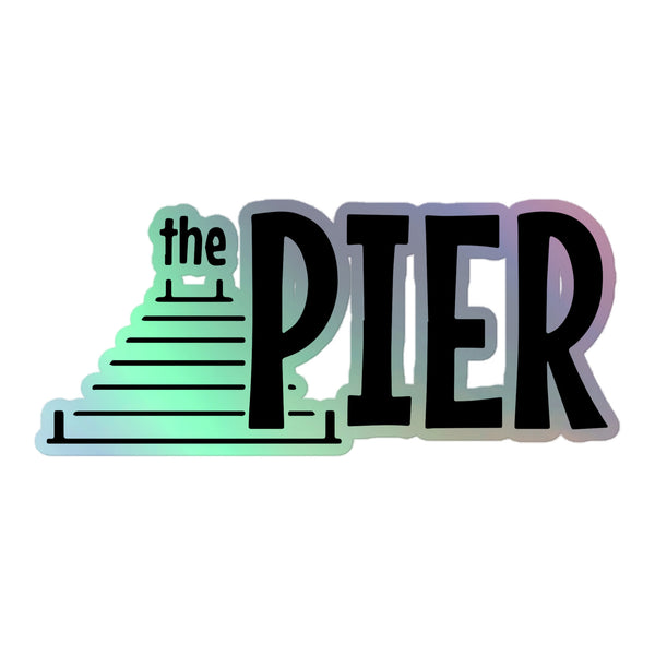 The Pier Logo Holographic Sticker