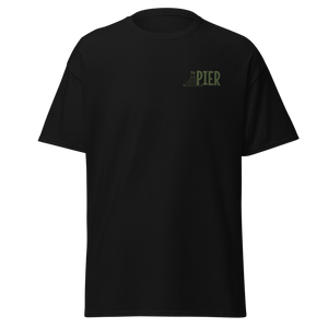 The Pier Men's Classic Green Logo Tee