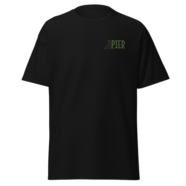 The Pier Men's Classic Green Logo Tee