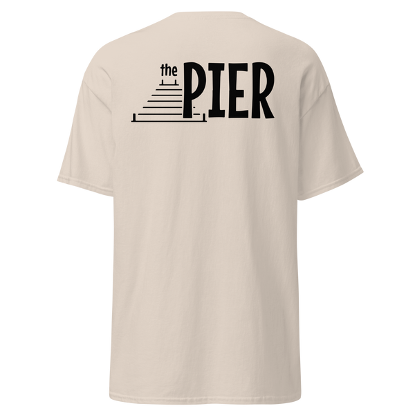 The Pier Men's Classic Black Logo Tee