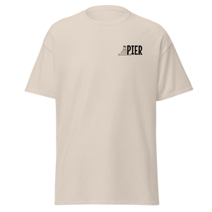 The Pier Men's Classic Black Logo Tee