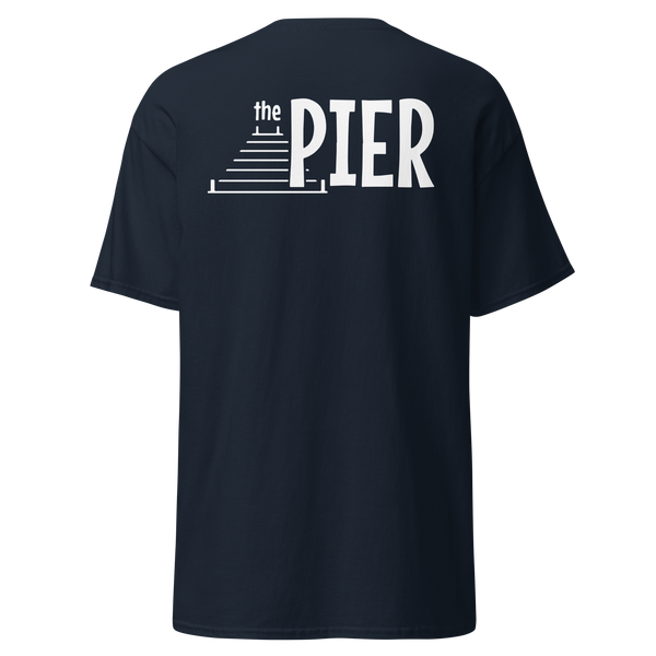 The Pier Men's Classic White Logo Tee