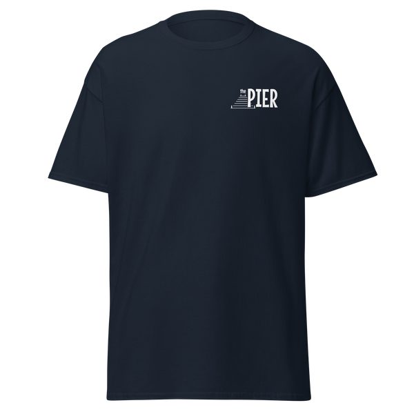 The Pier Men's Classic White Logo Tee